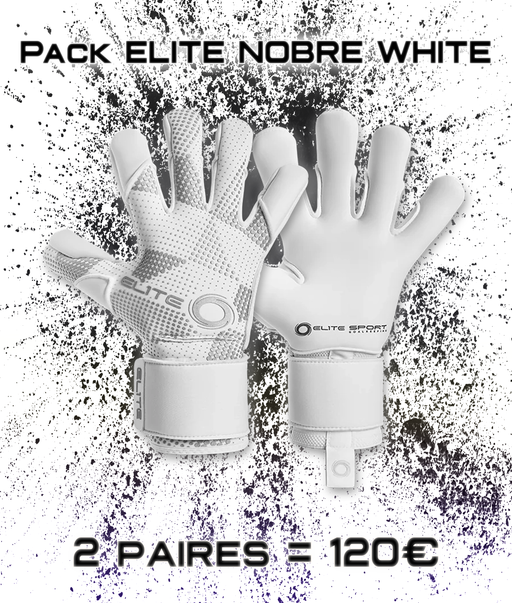 Pack 2 paires Elite Nobre Blanc